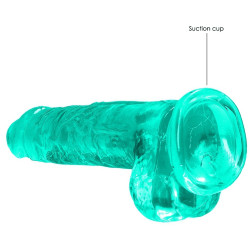 Real Rock Crystal Gode Crystal Clear 16 x 4cm Vert